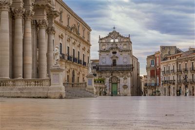 Italien Sizilien Syrakus Altstadt Ortigia